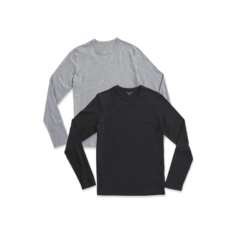 Long Sleeve Crew Tee Driggs 2-Pack sold by Mott & Bow