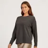 Cotton Jersey Oversized Long Sleeve Tee sold by Mott & Bow