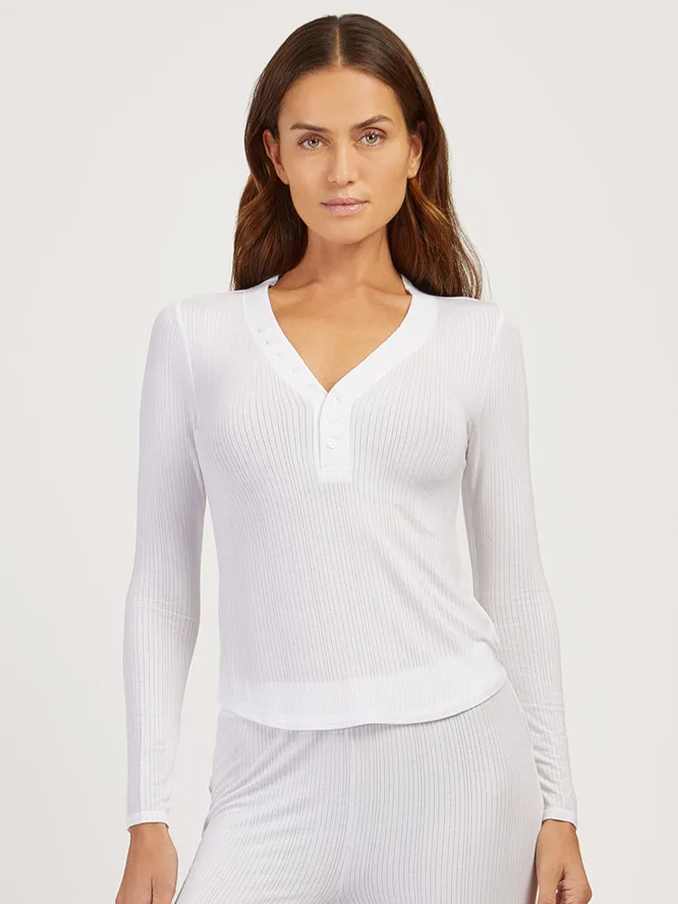 Lounge Long Sleeve Henley sold by Mott & Bow product image thumbnail 3