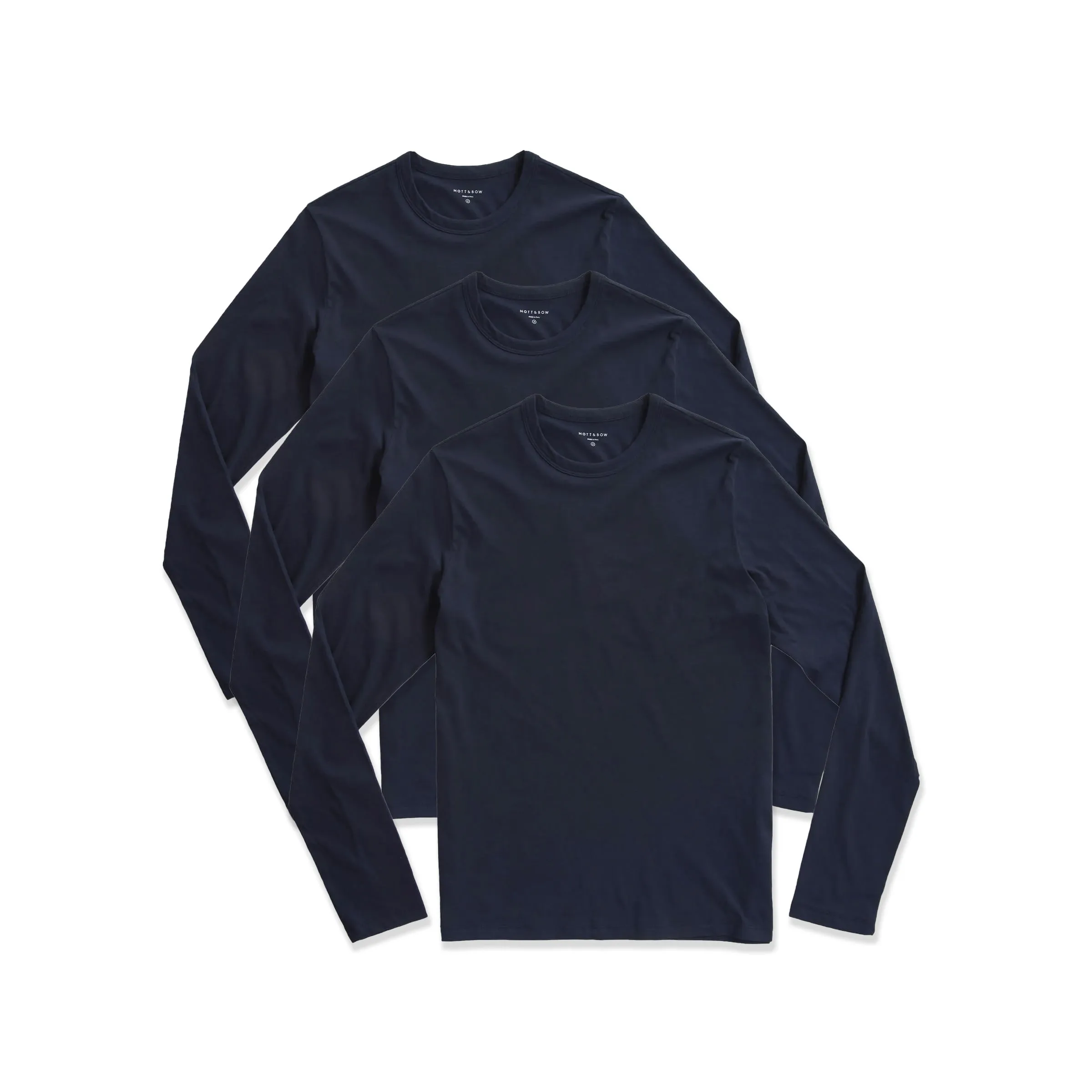Long Sleeve Crew Tee Driggs 3-Pack sold by Mott & Bow product image thumbnail 3