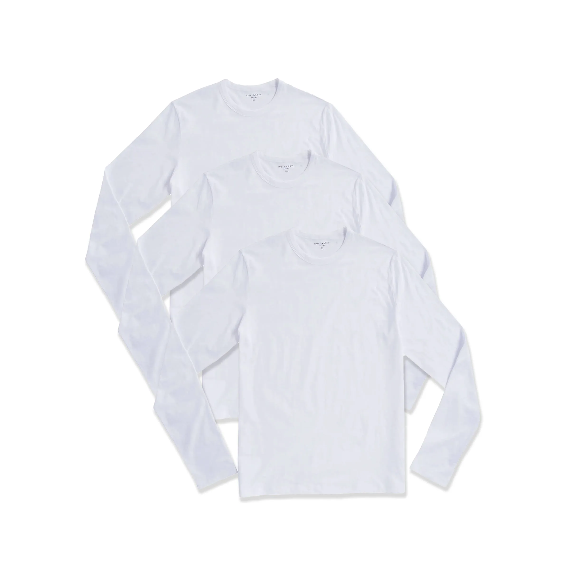 Long Sleeve Crew Tee Driggs 3-Pack sold by Mott & Bow product image thumbnail 3