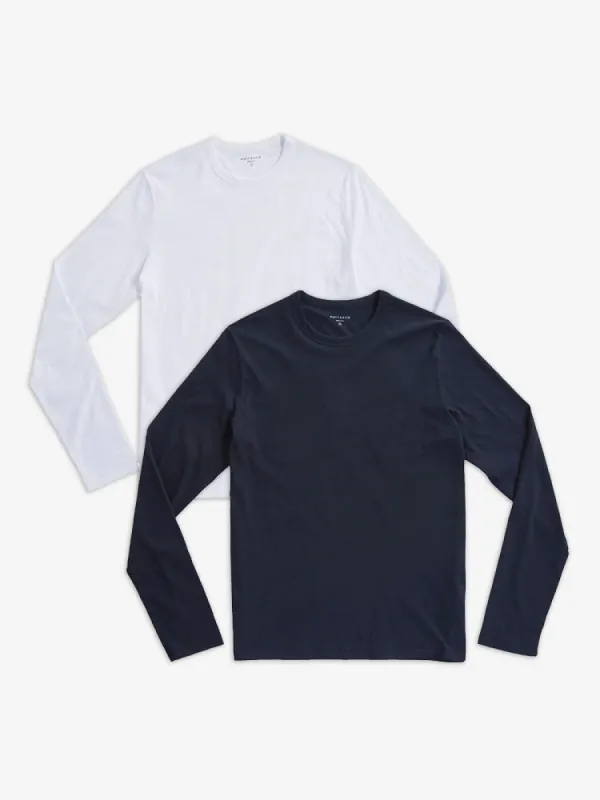 Long Sleeve Crew Tee Driggs 2-Pack sold by Mott & Bow