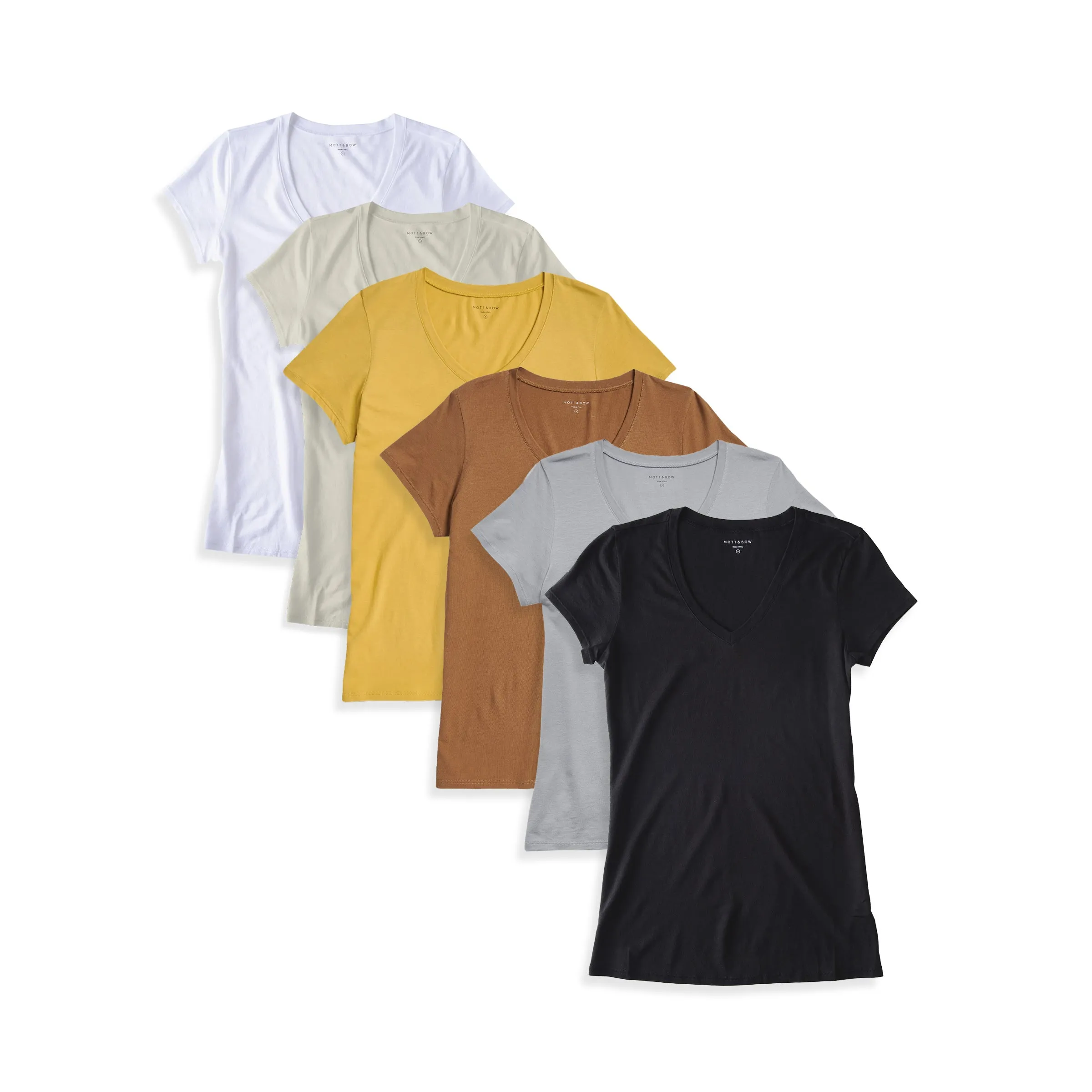 Fitted V-Neck Marcy 6-Pack sold by Mott & Bow