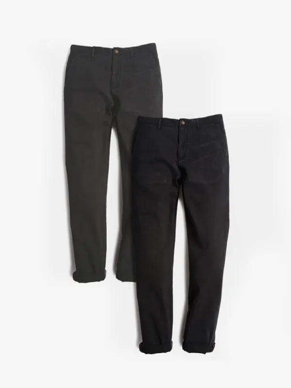 Twill Chino Charles 2-Pack sold by Mott & Bow