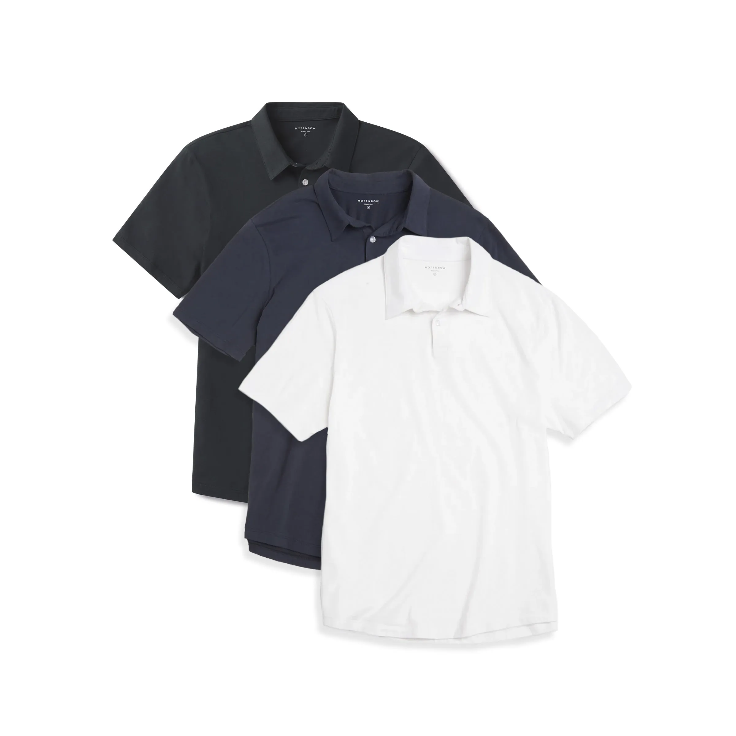 Jersey Sueded Polo 3-Pack sold by Mott & Bow product image thumbnail 3