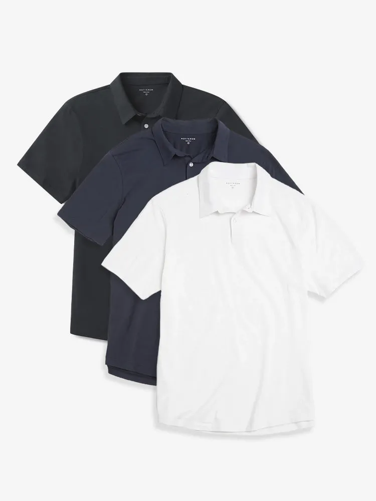 Jersey Sueded Polo 3-Pack sold by Mott & Bow product image thumbnail 2