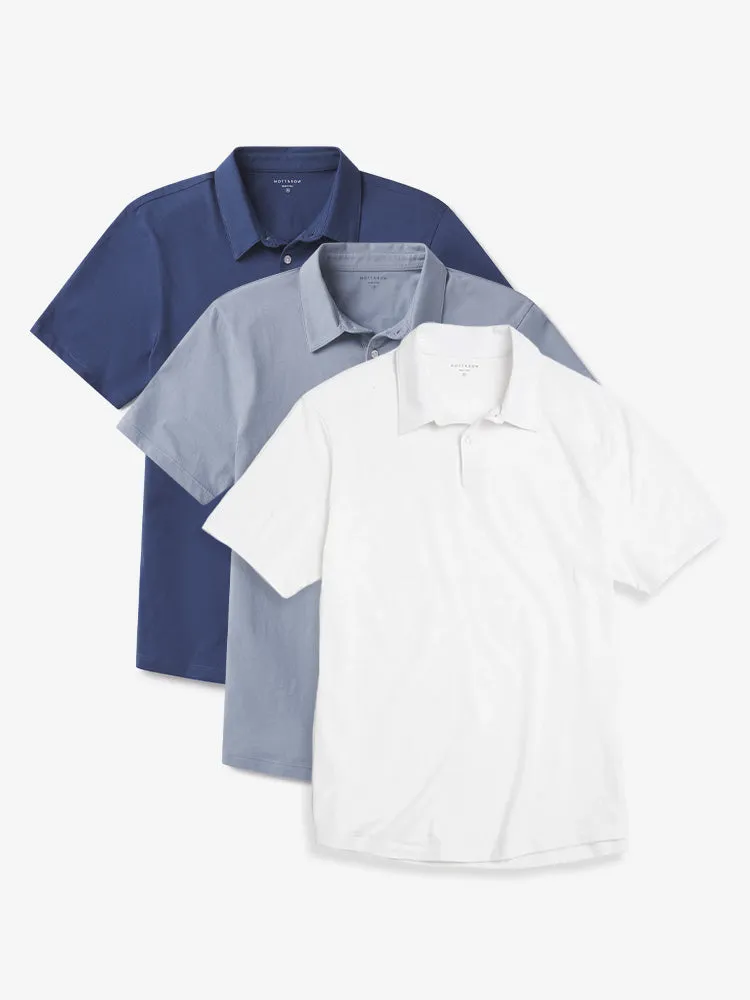 Jersey Sueded Polo 3-Pack sold by Mott & Bow product image thumbnail 2