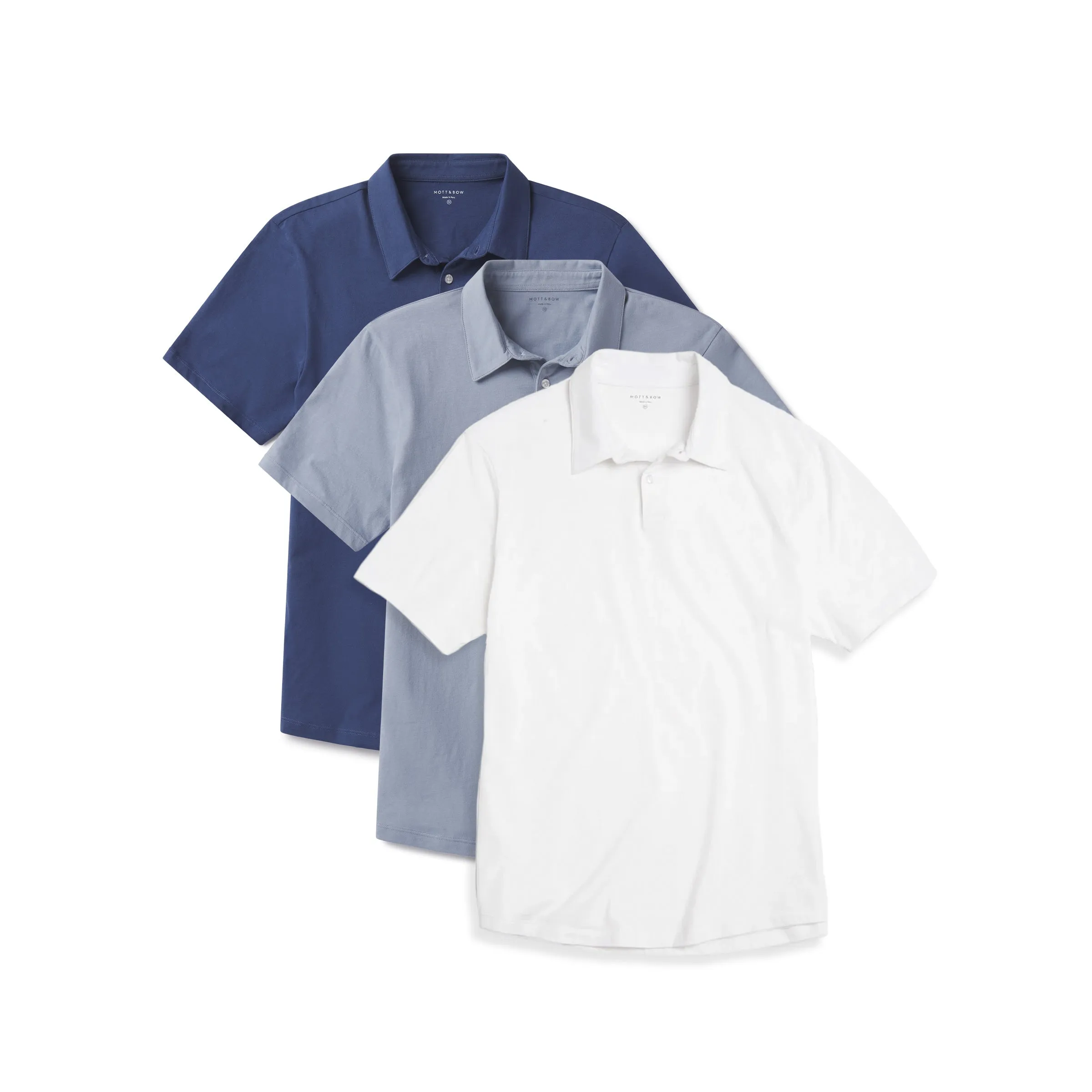 Jersey Sueded Polo 3-Pack sold by Mott & Bow product image thumbnail 3