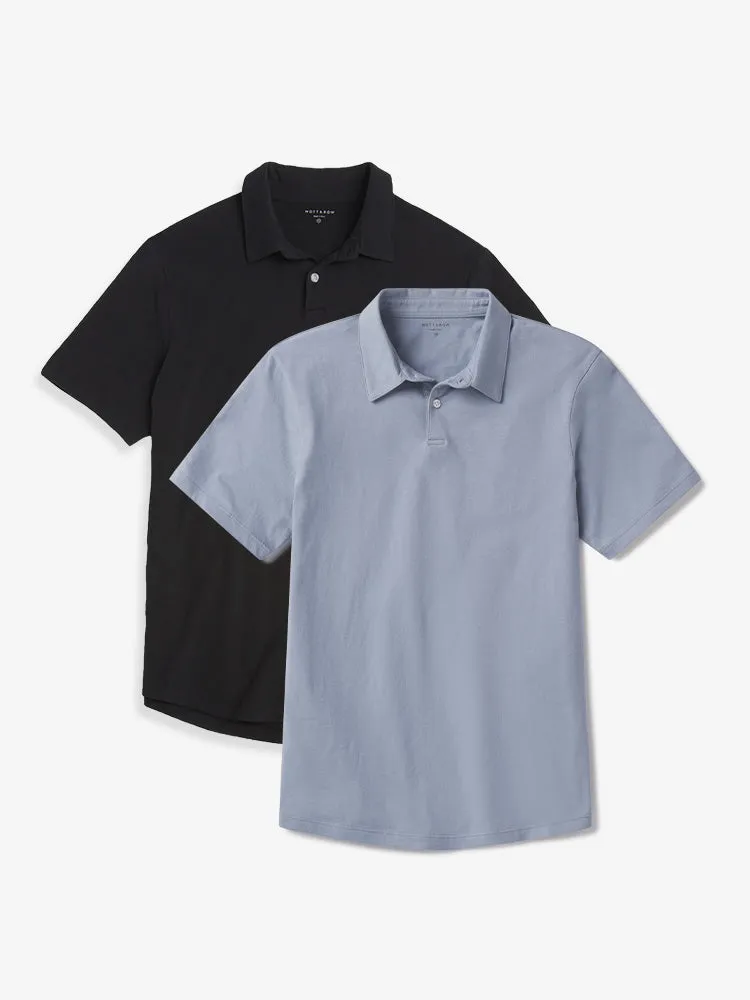 Jersey Sueded Polo 2-Pack sold by Mott & Bow product image thumbnail 2