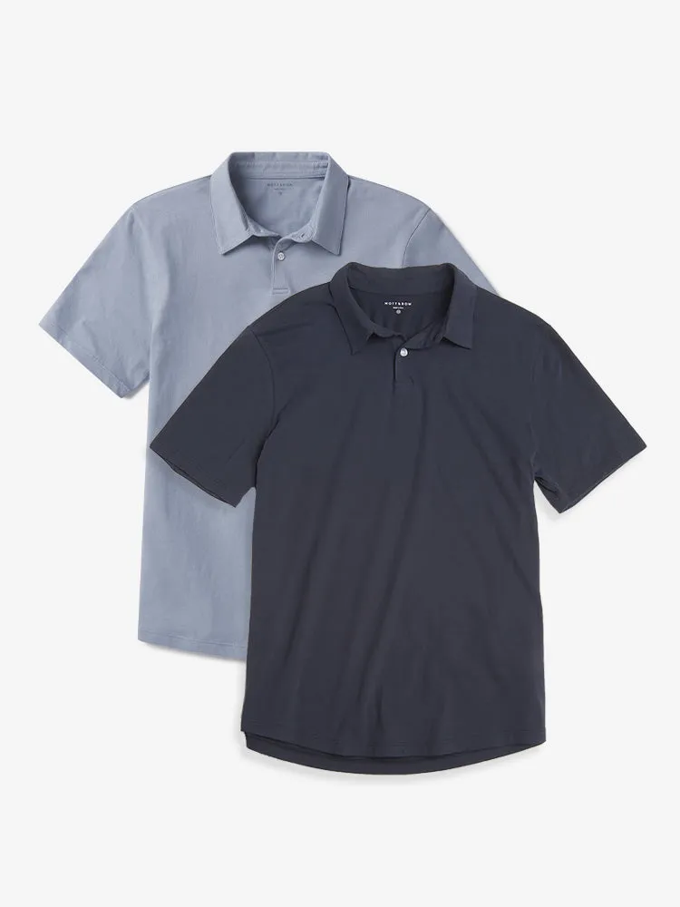 Jersey Sueded Polo 2-Pack sold by Mott & Bow product image thumbnail 2