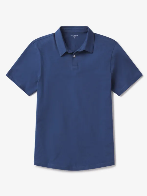 Jersey Sueded Polo sold by Mott & Bow