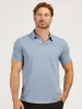 Jersey Sueded Polo sold by Mott & Bow