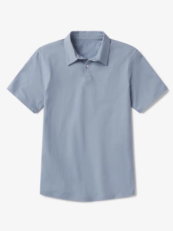 Jersey Sueded Polo sold by Mott & Bow