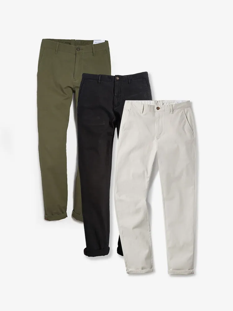 Twill Chino Charles 3-Pack sold by Mott & Bow product image thumbnail 2
