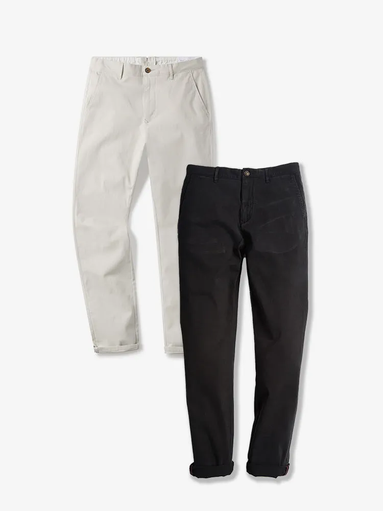 Everyday Comfort Chino Slim Pants 2-Pack sold by Mott & Bow product image thumbnail 2