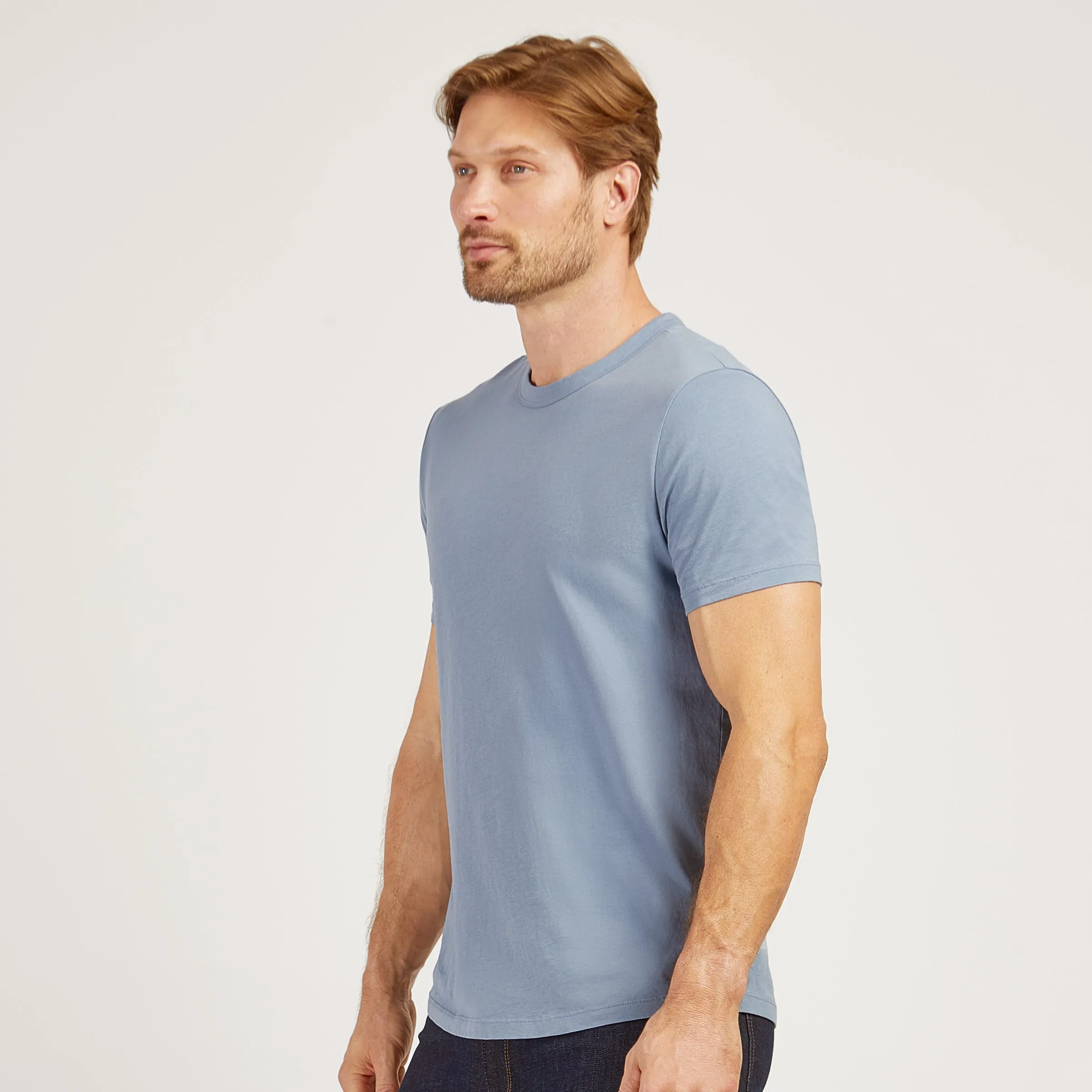 Curved Hem Driggs Tee sold by Mott & Bow product image thumbnail 4