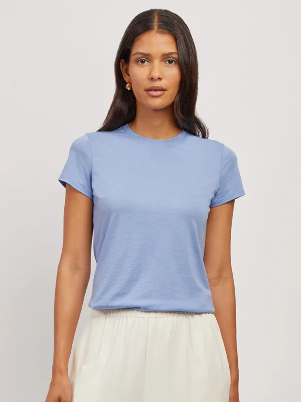 Fitted Crew Marcy Tee sold by Mott & Bow