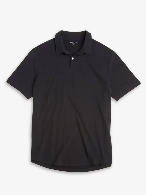 Jersey Sueded Polo sold by Mott & Bow
