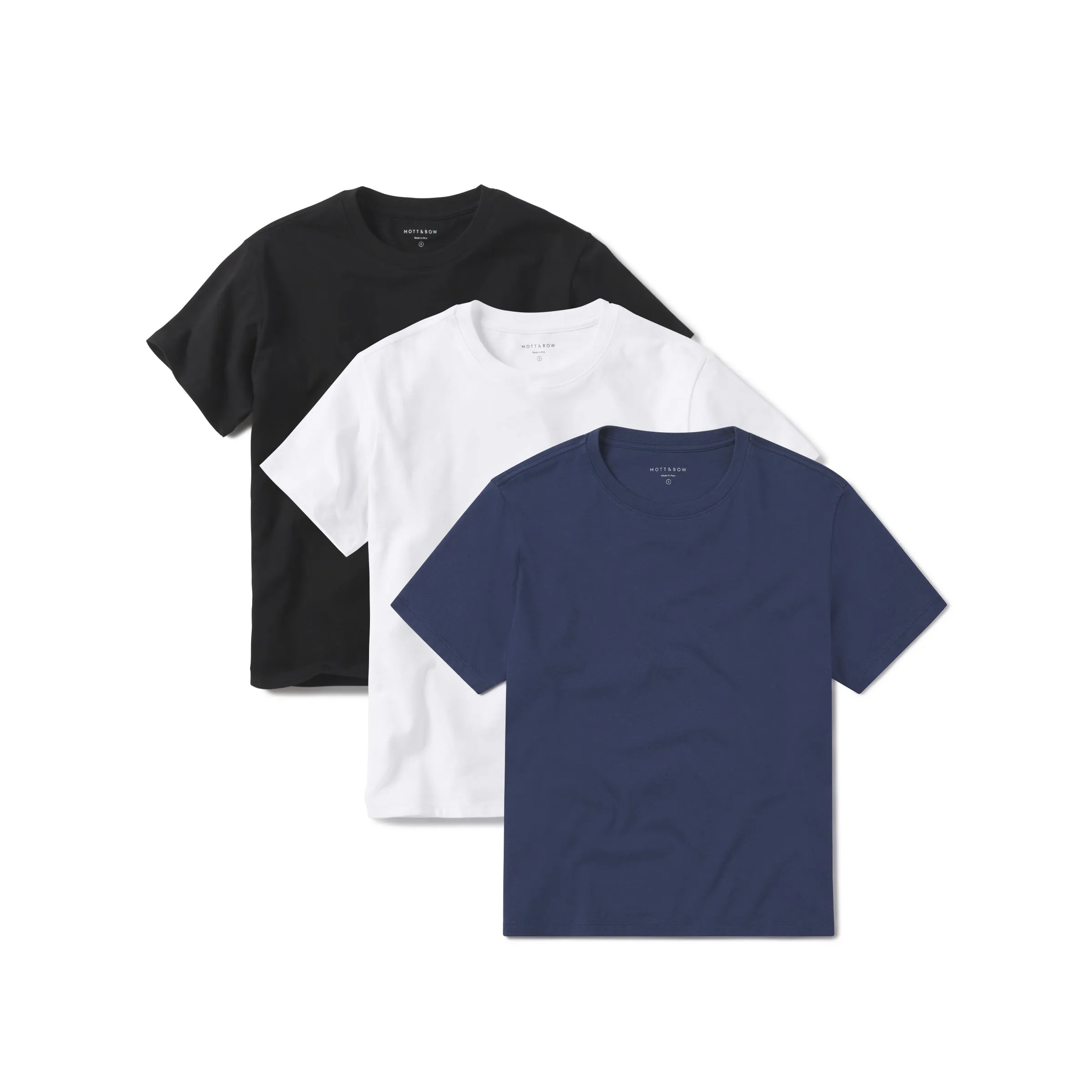Cotton Boxy Crew Tee 3-Pack sold by Mott & Bow product image thumbnail 3
