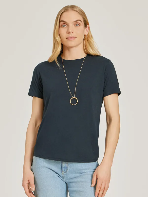 Relaxed Crew Marcy Tee sold by Mott & Bow