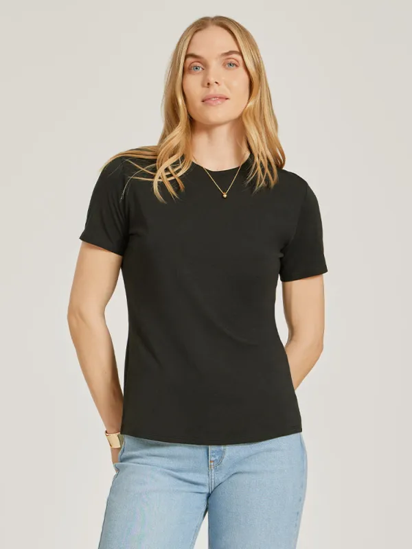 Relaxed Crew Marcy Tee sold by Mott & Bow