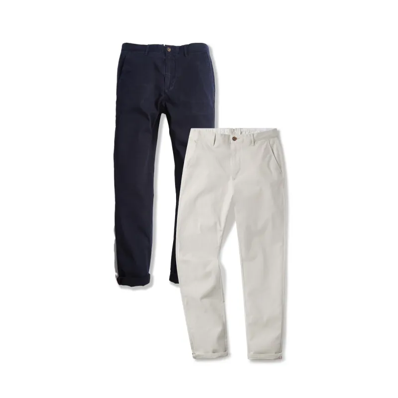 Twill Chino Charles 2-Pack sold by Mott & Bow