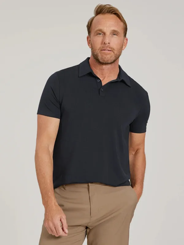 Luxe Performance Polo made by Mott & Bow