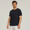 Linen Blend Crew Tee sold by Mott & Bow