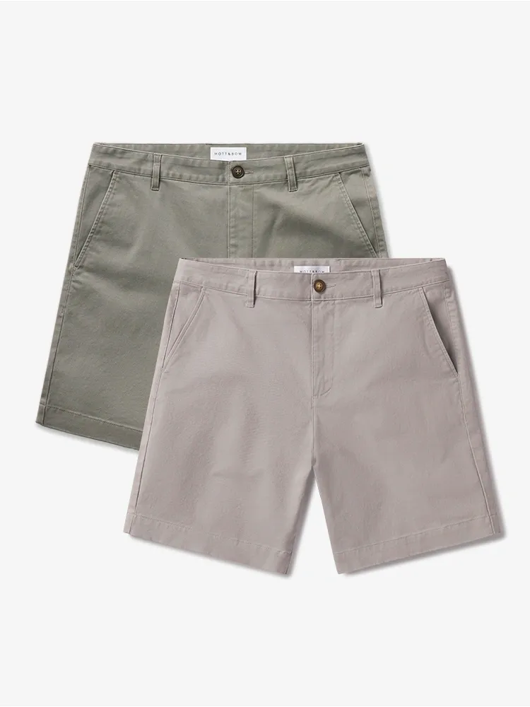 Stretch Chino Short 2-Pack sold by Mott & Bow