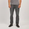 Straight Gray Stretch Jeans sold by Mott & Bow