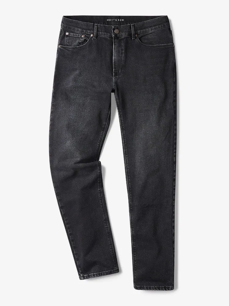 Straight Gray Stretch Jeans sold by Mott & Bow product image thumbnail 2