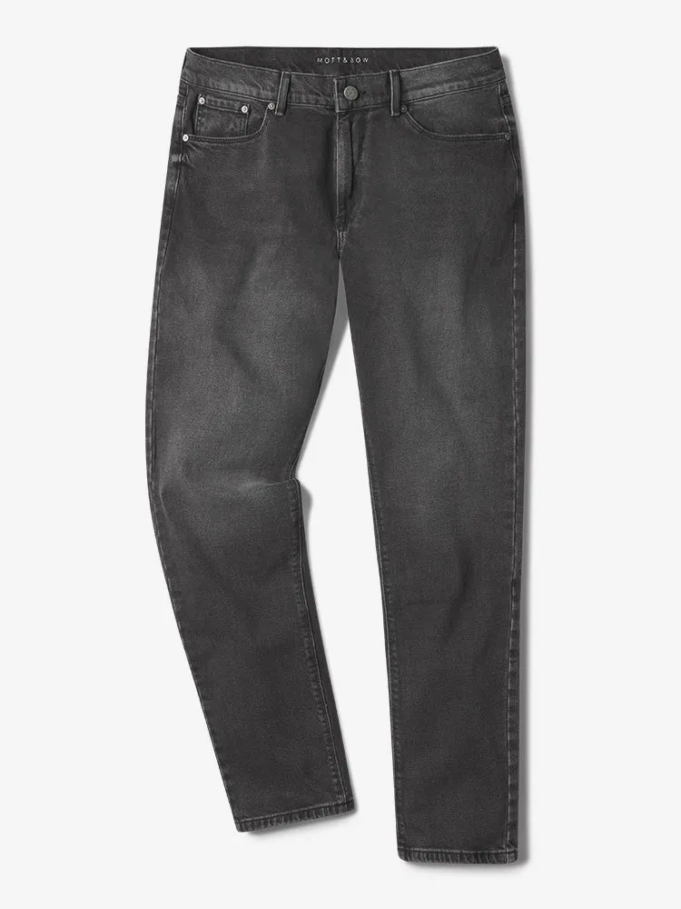 Slim Gray Stretch Jeans sold by Mott & Bow product image thumbnail 2