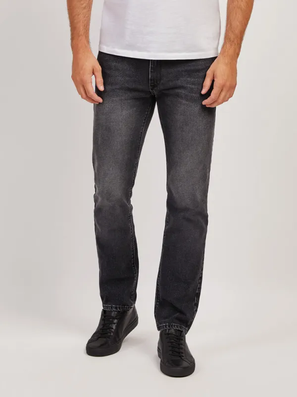 Slim Gray Stretch Jeans sold by Mott & Bow
