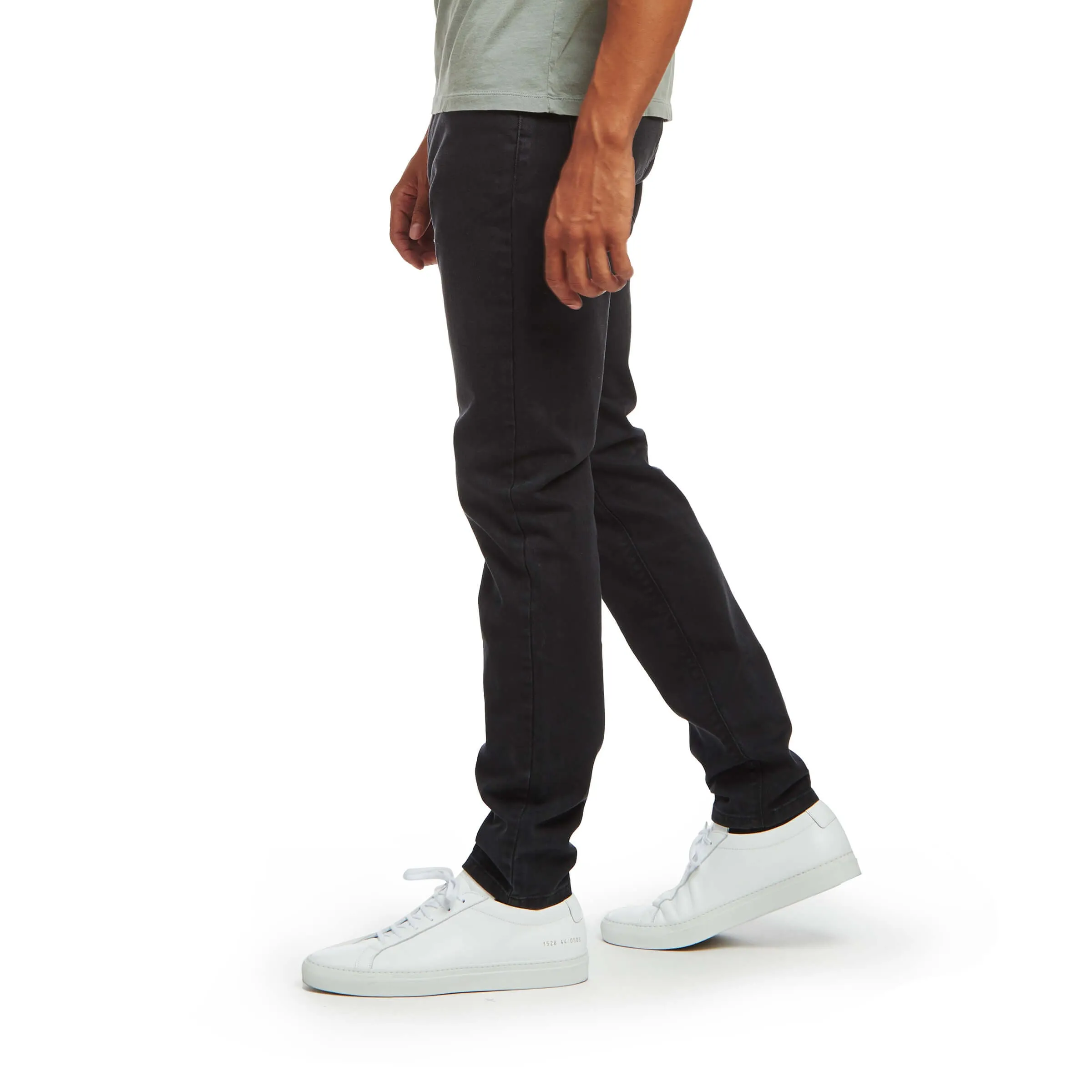 Skinny Gray Stretch Jeans sold by Mott & Bow product image thumbnail 5
