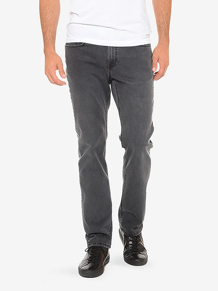 Straight Gray Stretch Jeans sold by Mott & Bow