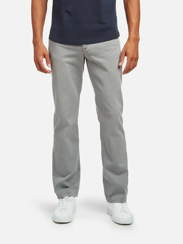Straight Twill Stretch Jeans sold by Mott & Bow
