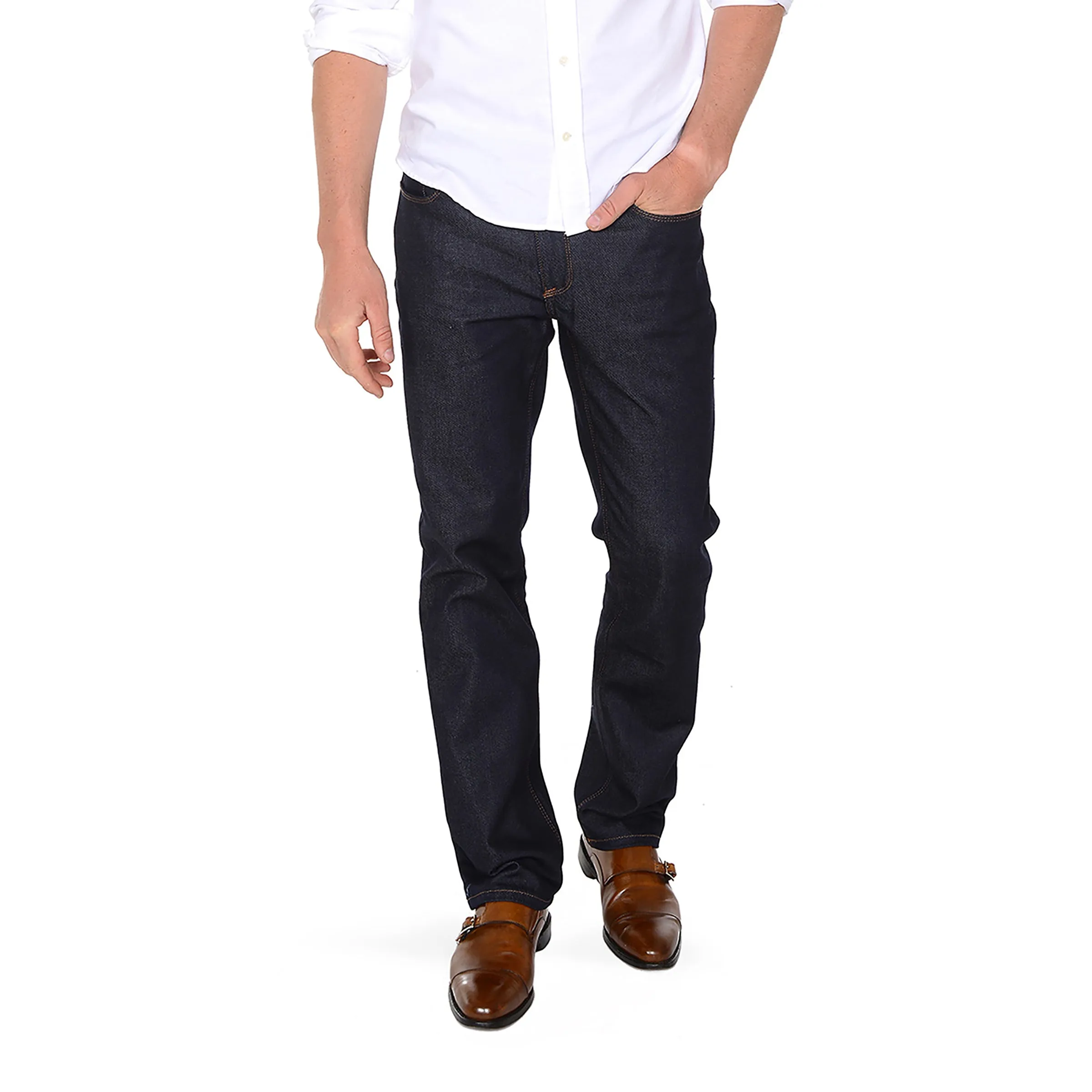Straight Travel Stretch Jeans sold by Mott & Bow product image thumbnail 3