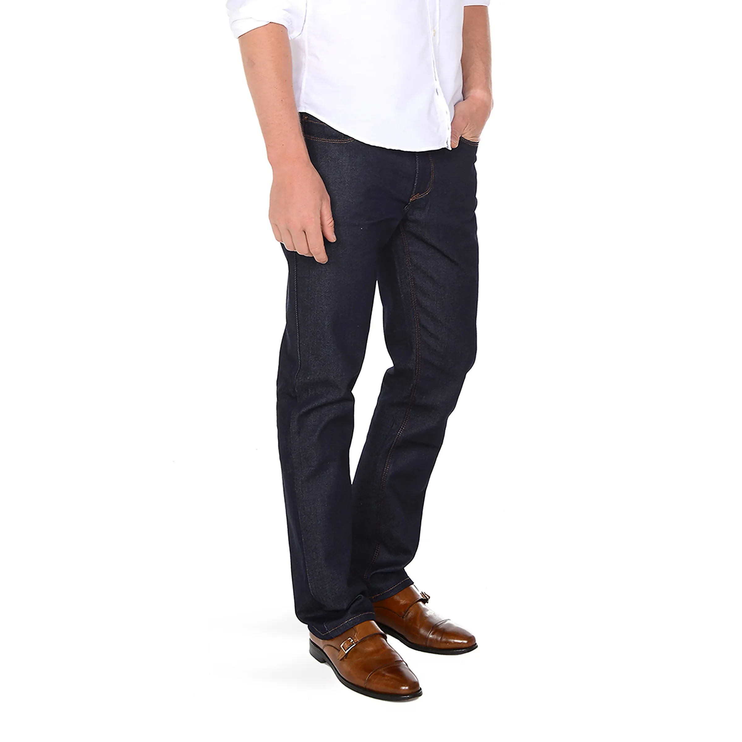 Straight Travel Stretch Jeans sold by Mott & Bow product image thumbnail 4