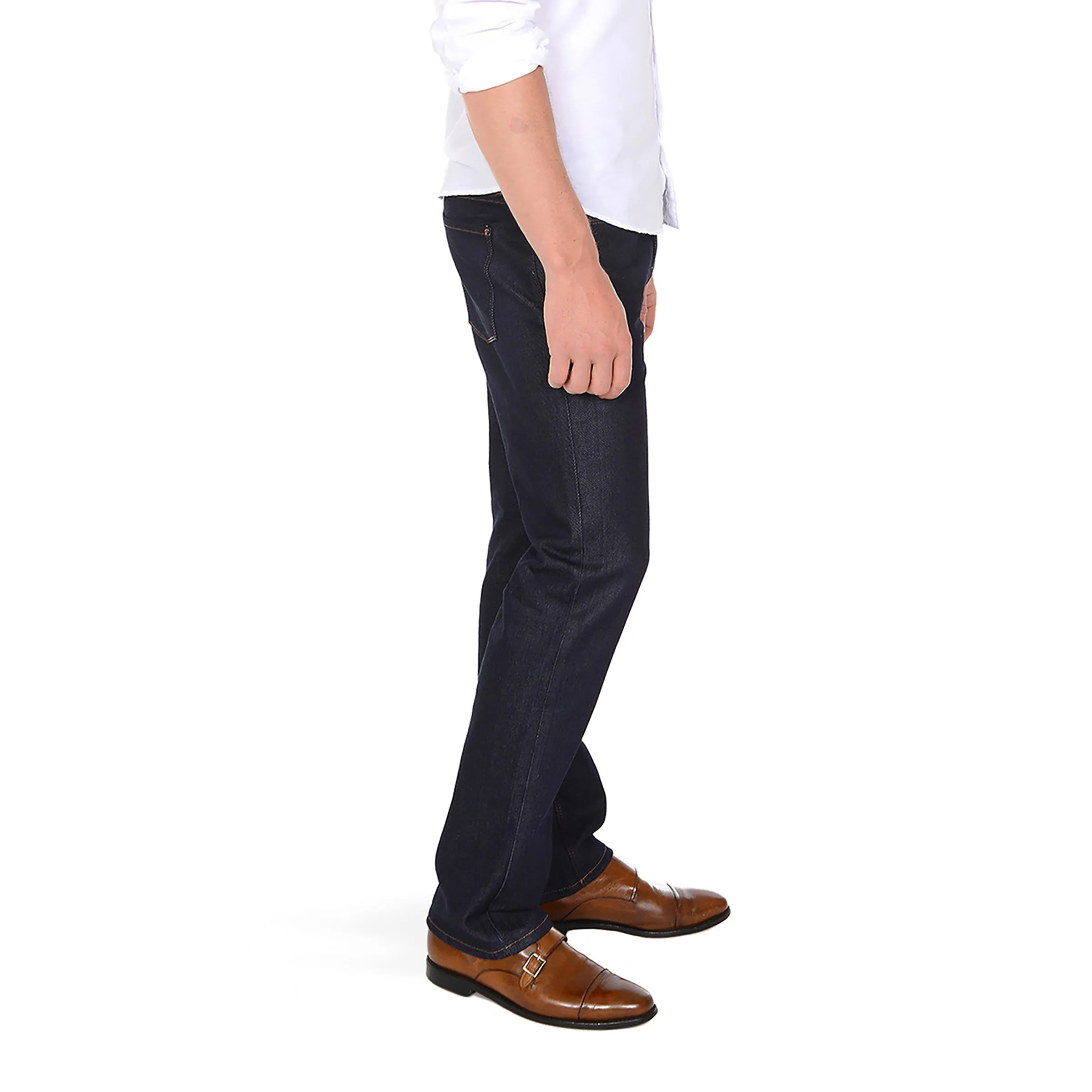 Straight Travel Stretch Jeans sold by Mott & Bow product image thumbnail 5
