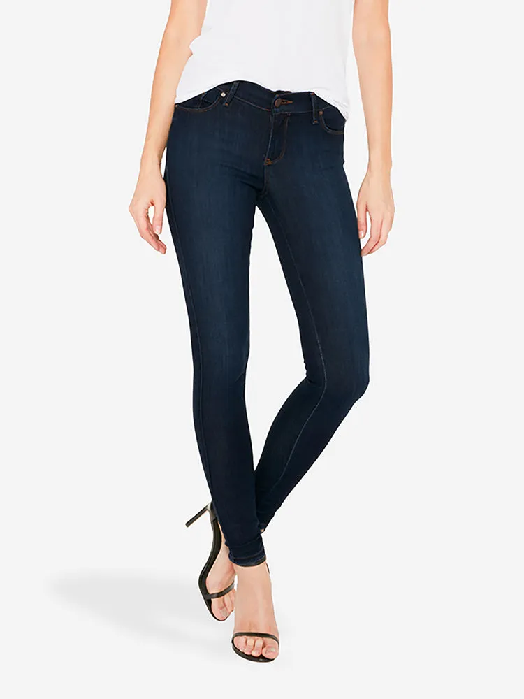 Mid Rise Skinny Buttlift Stretch jeans sold by Mott & Bow