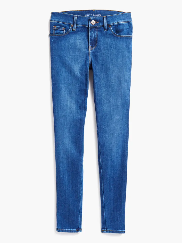 High Rise Skinny Buttlift Stretch jeans sold by Mott & Bow product image thumbnail 2