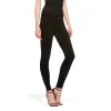 Mid Rise Skinny Fade-Resistant Black Stretch Jeans sold by Mott & Bow