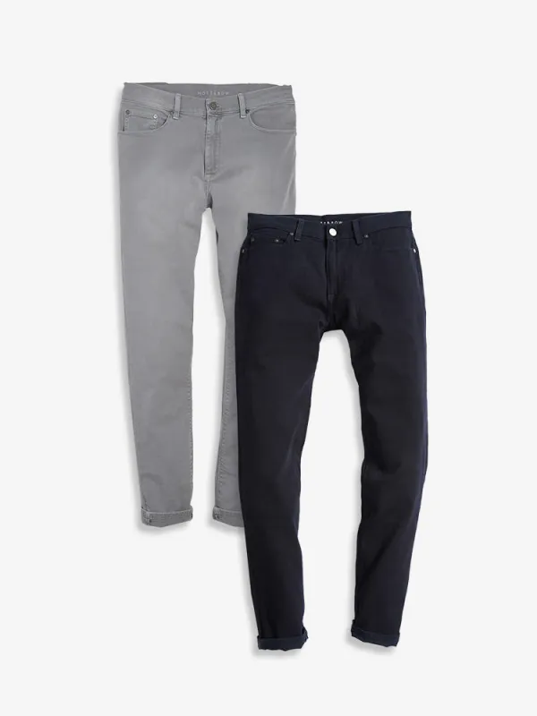 Skinny Twill Stretch Jeans 2-Pack sold by Mott & Bow