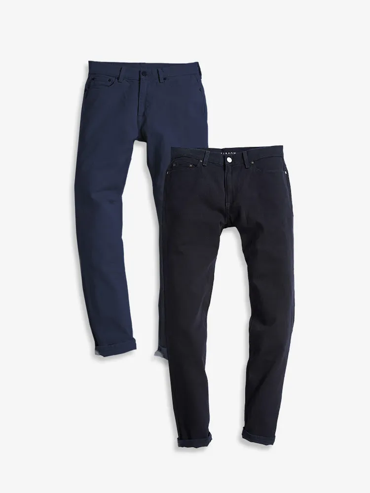 Slim Twill Stretch Jeans 2-Pack sold by Mott & Bow product image thumbnail 2