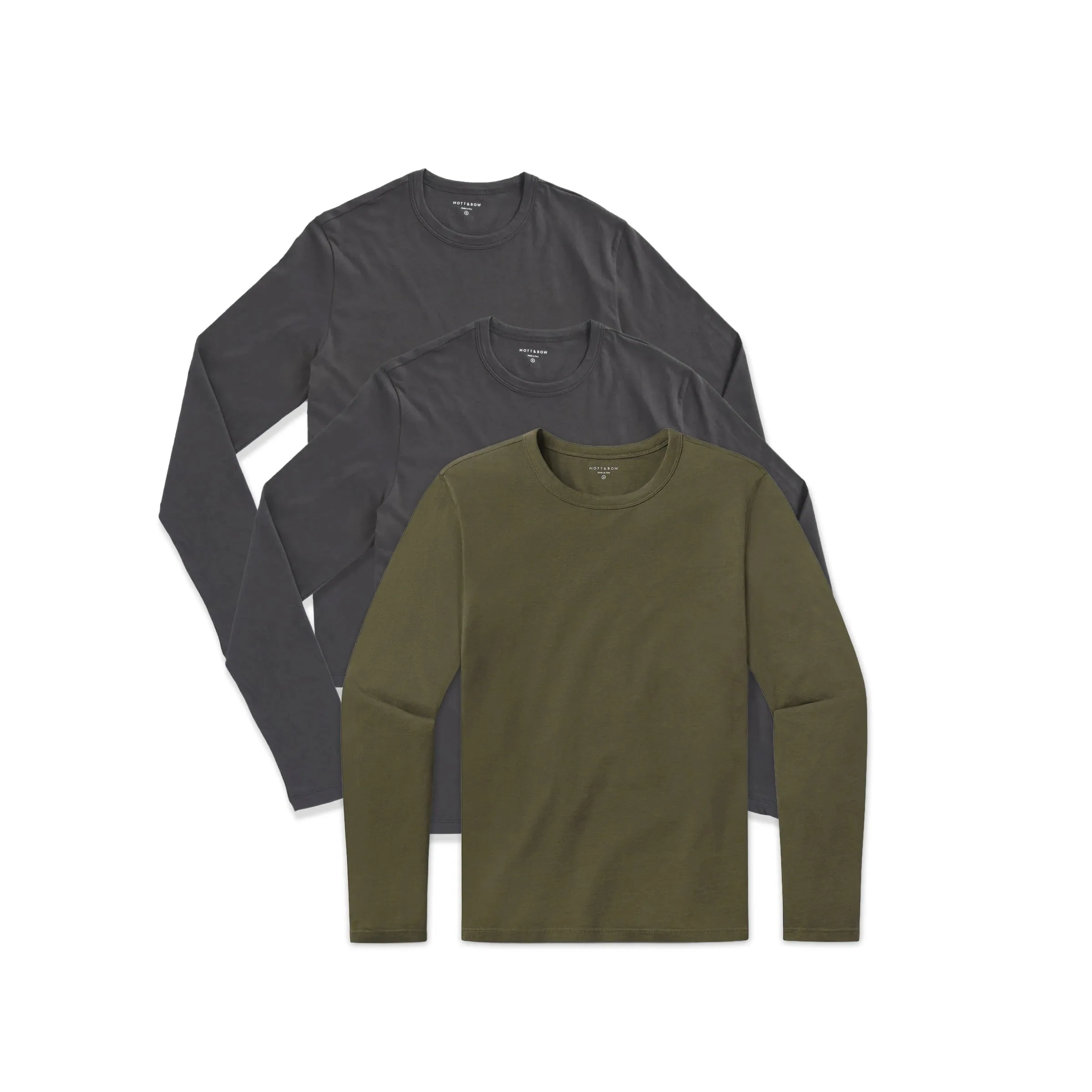 Long Sleeve Crew Tee Driggs 3-Pack sold by Mott & Bow product image thumbnail 3