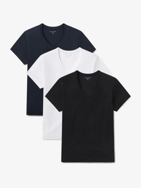Relaxed V-Neck Marcy Tee 3-Pack sold by Mott & Bow