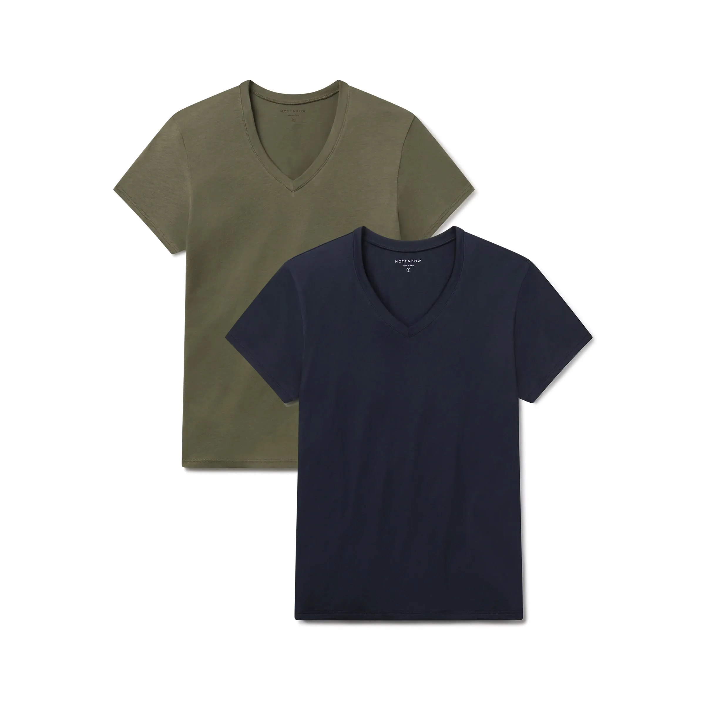 Relaxed V-Neck Marcy Tee 2-Pack sold by Mott & Bow product image thumbnail 3