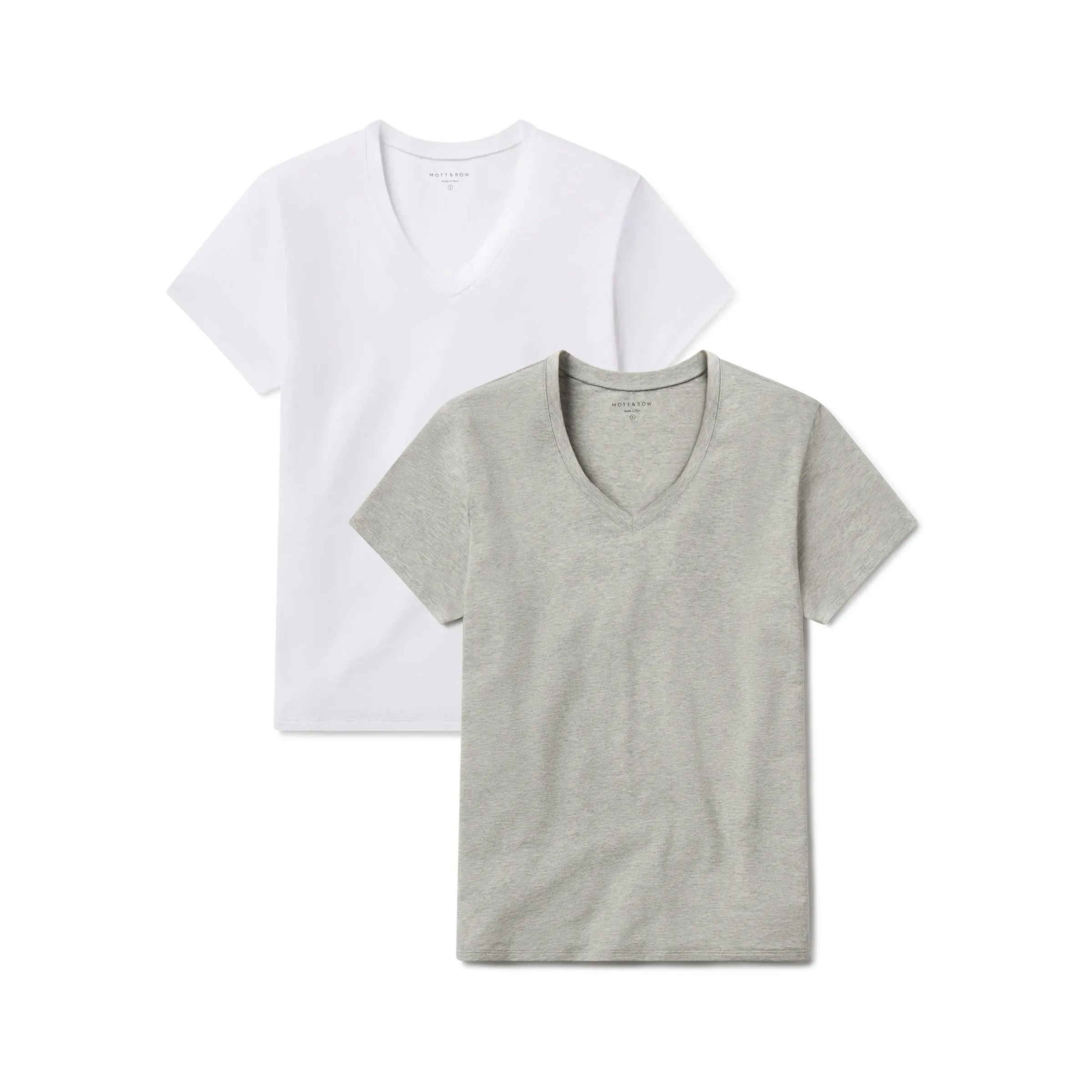 Relaxed V-Neck Marcy Tee 2-Pack sold by Mott & Bow product image thumbnail 3