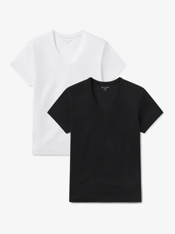 Relaxed V-Neck Marcy Tee 2-Pack sold by Mott & Bow
