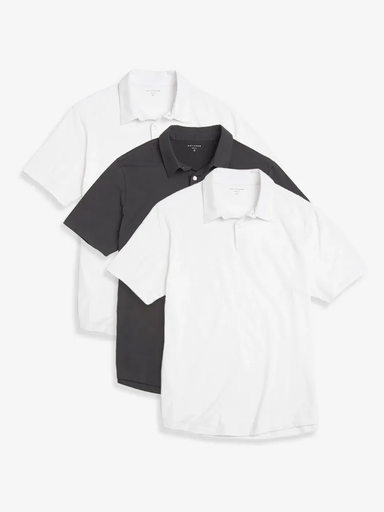 Jersey Sueded Polo 3-Pack sold by Mott & Bow product image thumbnail 2